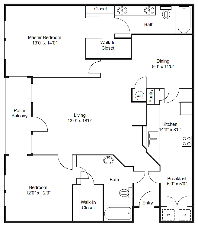 Floor plan B