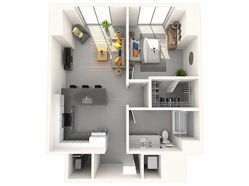 Floor plan AS6 - South Residence