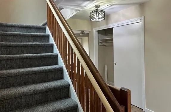 Stairway to top floor