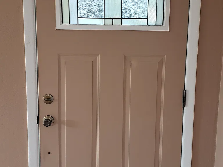 View of Front Entry Door from Inside.