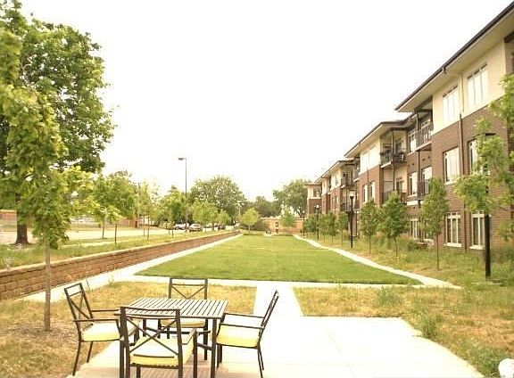 Back of West Oak Condominiums