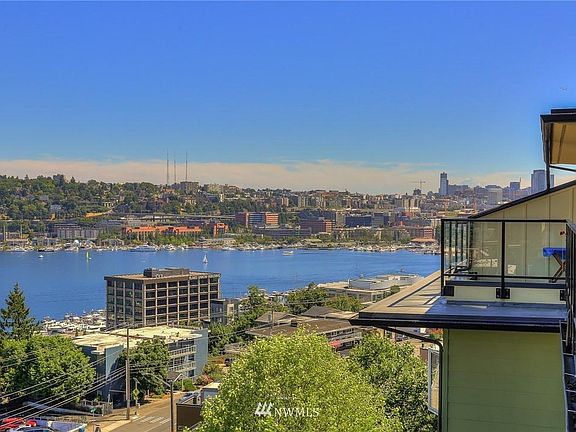 Lake Union views from your balcony.