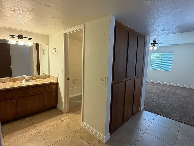 Bedroom and bathroom #2 (master) - Extra storage