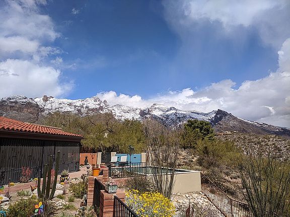 View to the Catalina Mtns