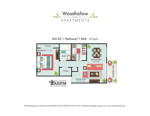 Floor plan 1X1