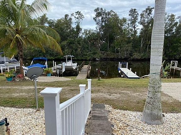 Canal frontage with Dock