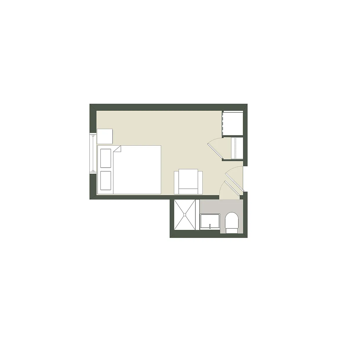 Floor plan Studio