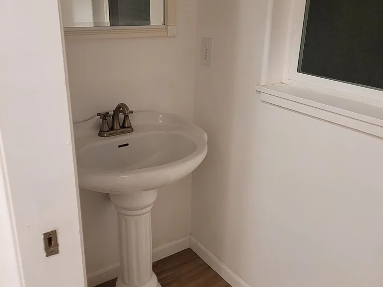 first floor half bath