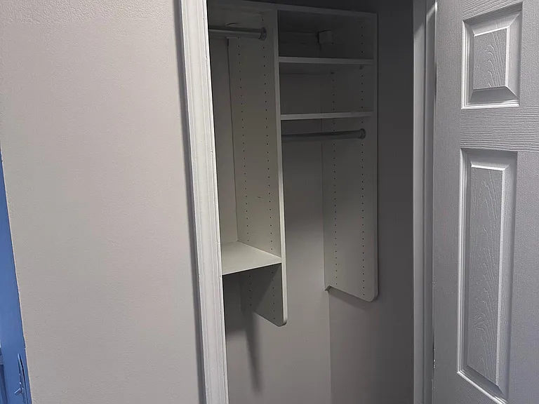 Main entrance/storage closet