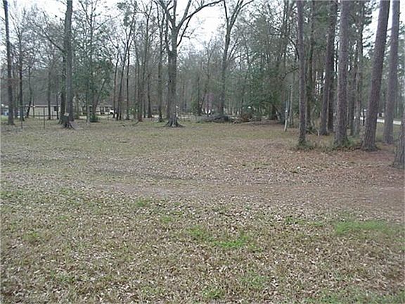 Property is cleared at thefront