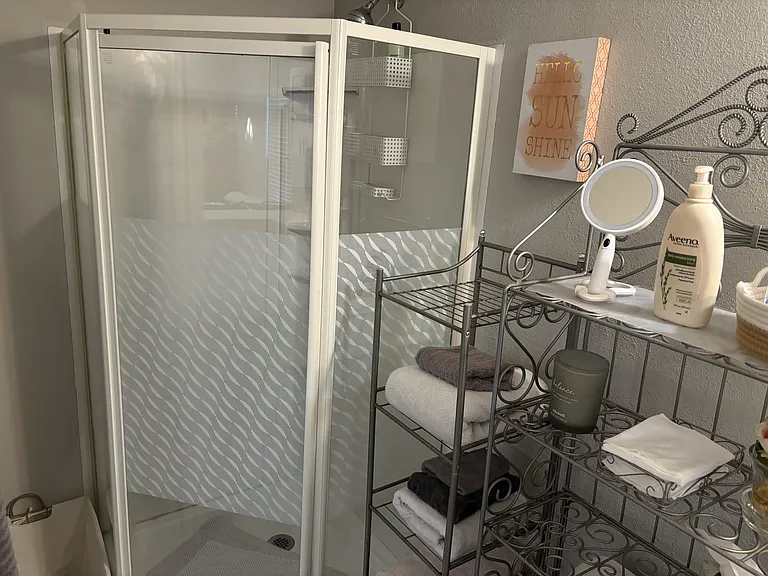 Walk in shower