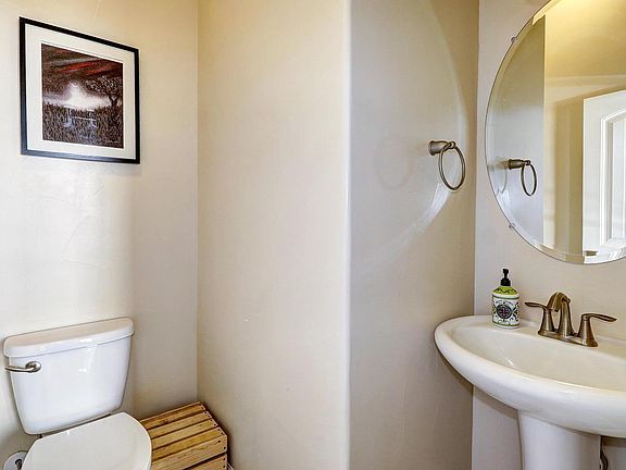 Downstairs half bathroom.