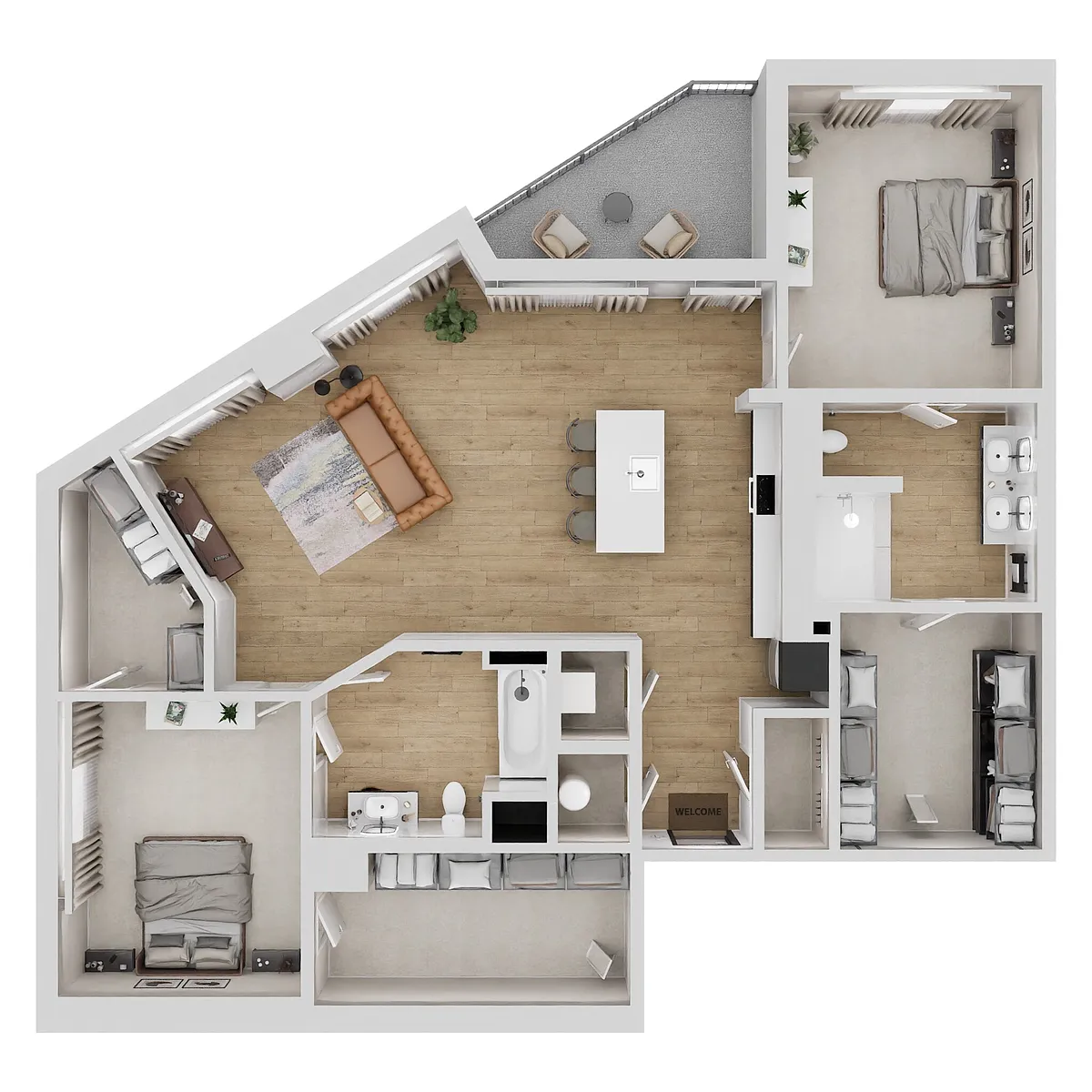 Floor plan B7