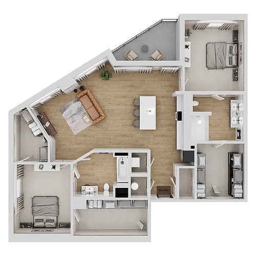 Floor plan B7