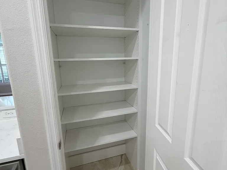Large pantry with closet system