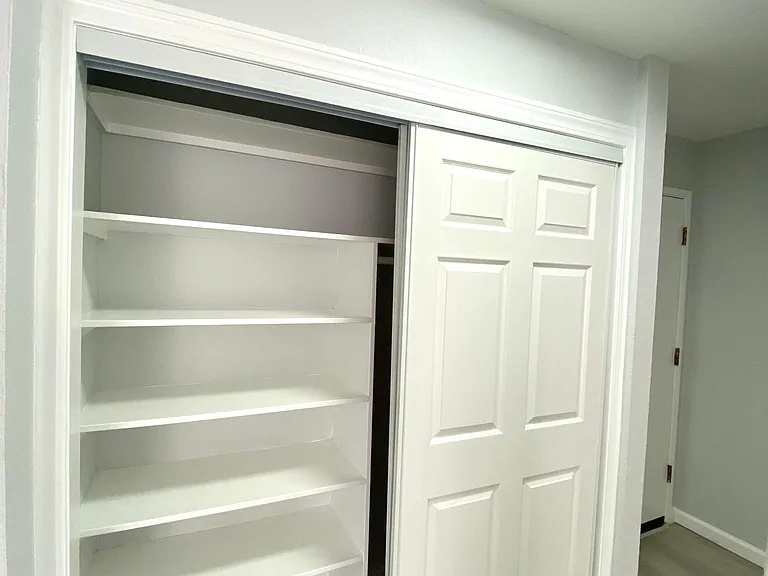 Hallway Linen Closet - Built in shelves