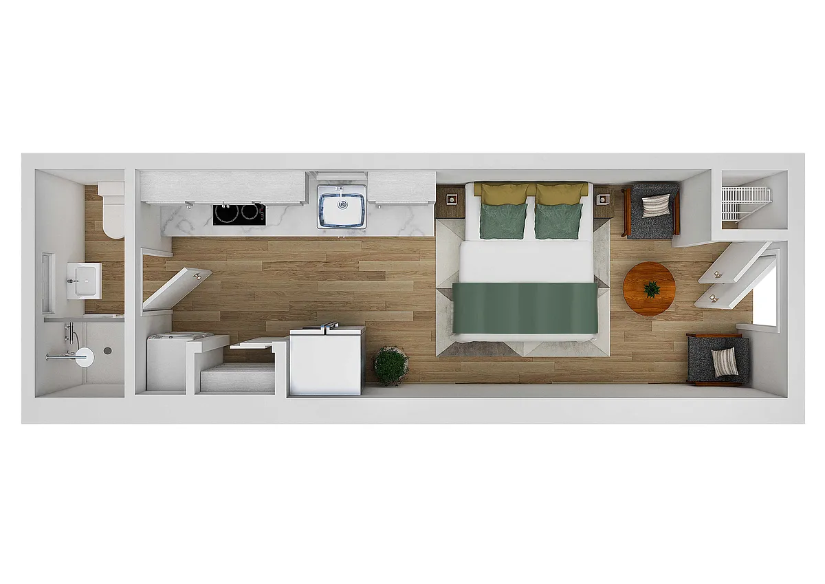 Floor plan Studio