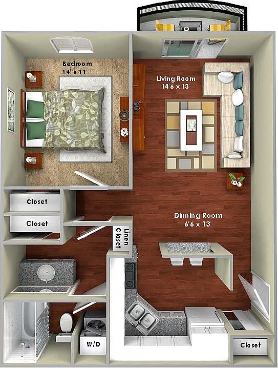 Floor plan Bordeaux