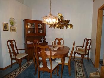 Formal dining area off living room.