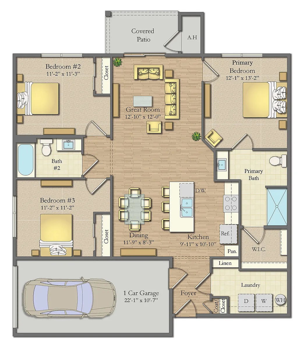 Floor plan Glover