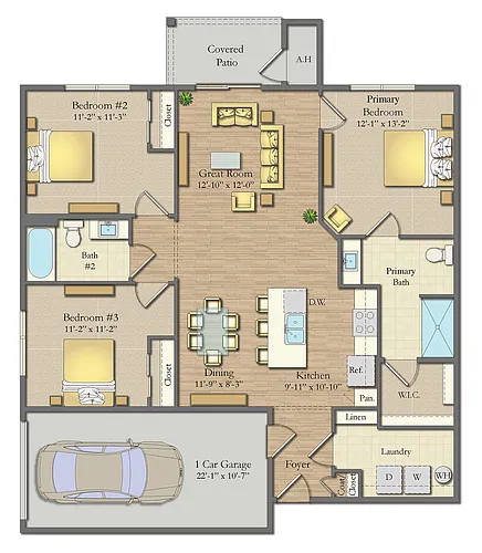 Floor plan Glover