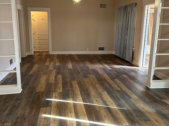 View from dining room to living room