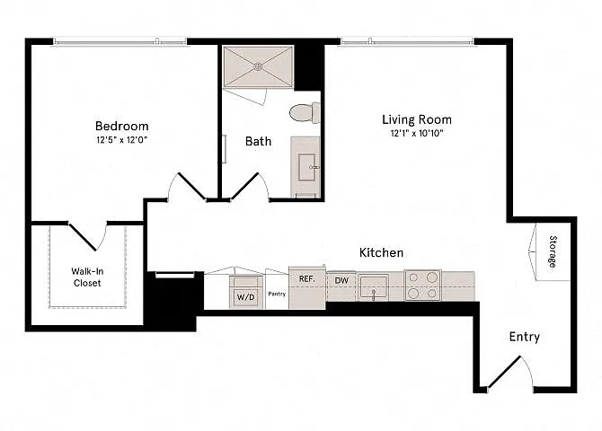 Floor plan 1B2