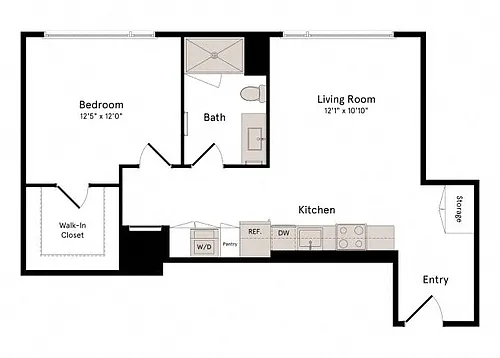 Floor plan 1B2
