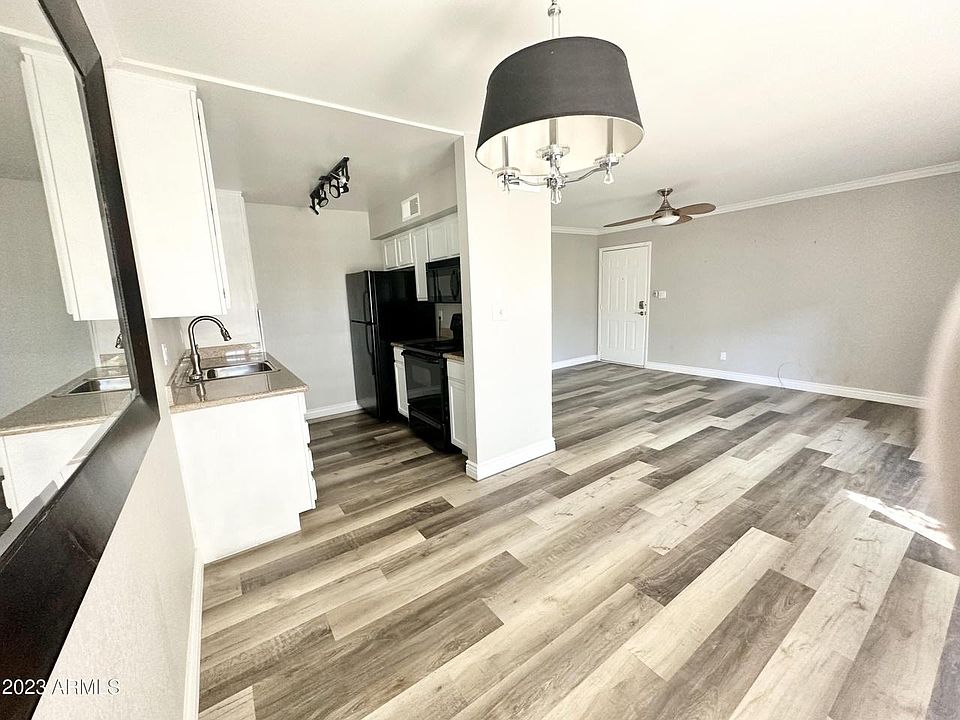 Dining area and kitchen