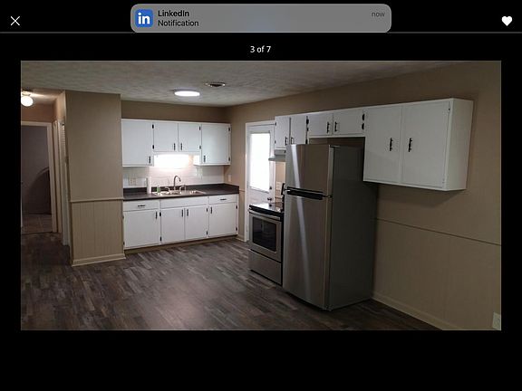 Open kitchen, range, refrigerator, freezer, stovetop