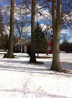 Front view from the road