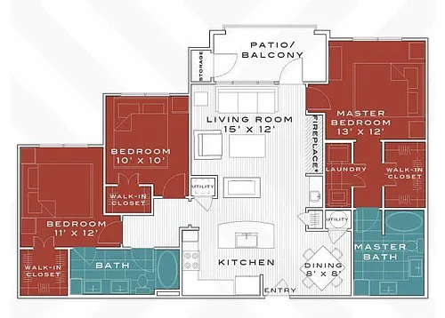 Floor plan O Keeffe