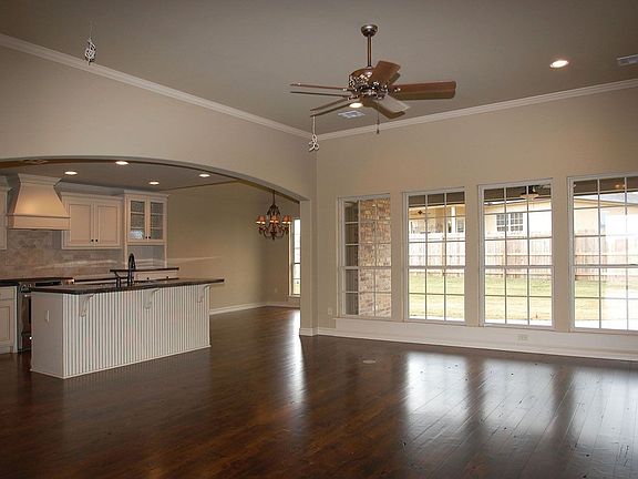 Spacious Great Room opens to Kitchen