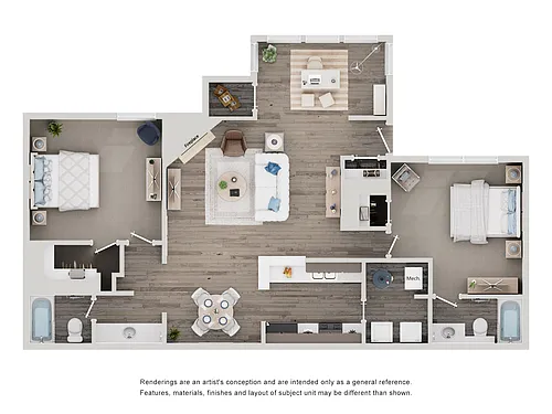 Floor plan B3-2x2s