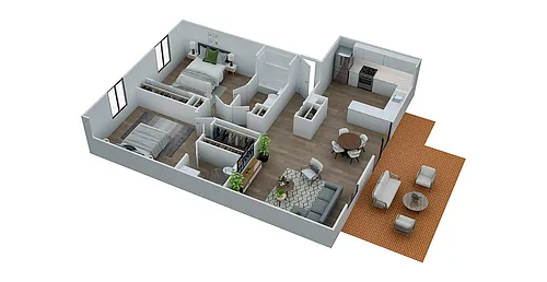 Floor plan Estate I & II