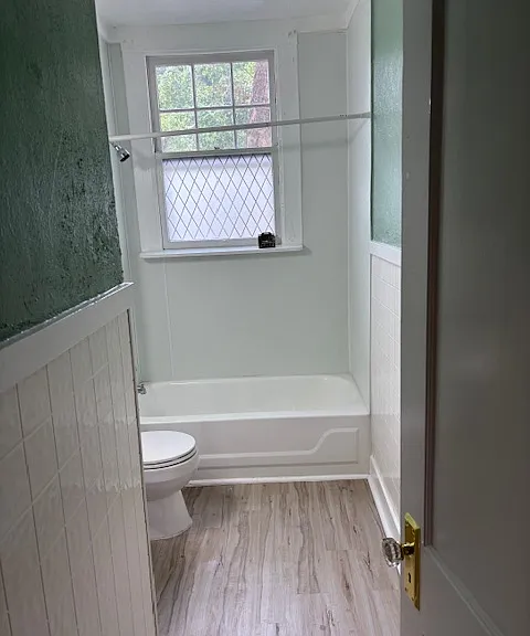 Full Bath, new paint and flooring