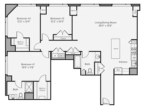 Floor plan C1