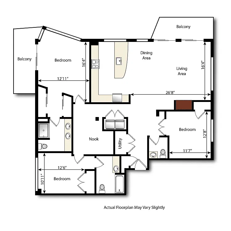 Floor plan 401