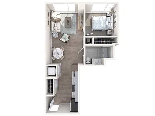 Floor plan Watermark B1-1.5