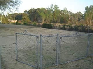 fenced play area