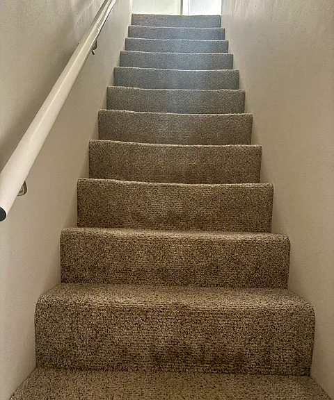 Stairs to Master Bedroom and 2nd Bedroom