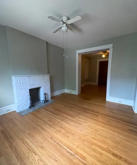 Front room looking into living room