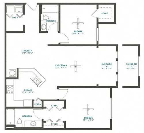 Floor plan 2D Renovation 4