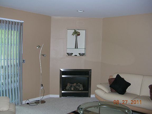 Living Room with Fire Place