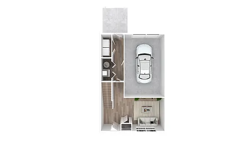 Floor plan 4 Bedroom Townhome 2.5 Bath Interior