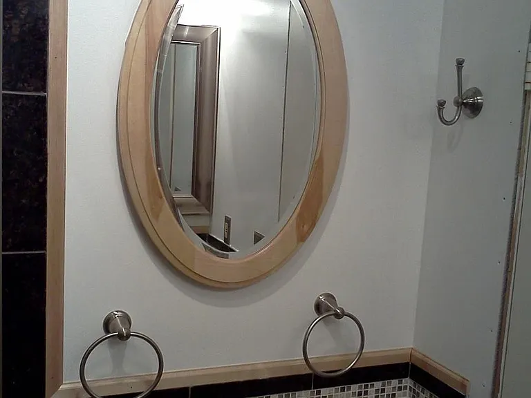 New bath upstairs.