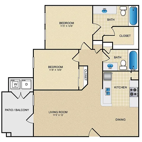 Floor plan B2