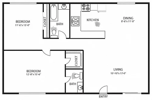 Floor plan The Wisteria