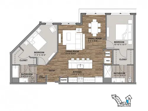 Floor plan Penthouse J