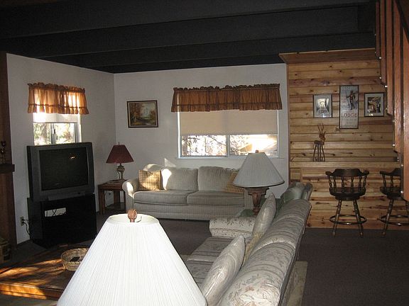 Living room with wet bar